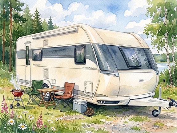 Hobby 560 KMFe Excellent Edt. Uttagen 2025 - Barnkammare