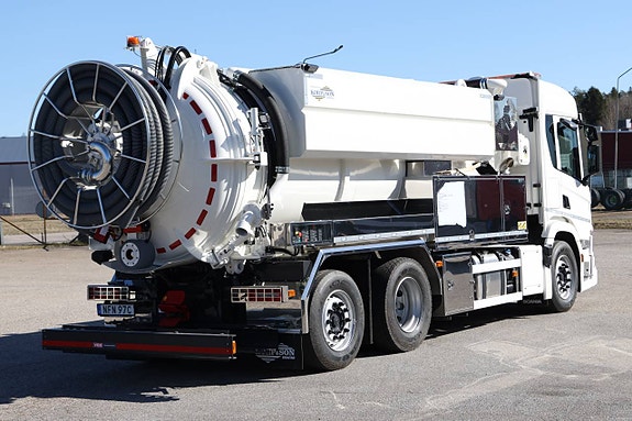 Scania P500, Slamsugare med spolutrustning 4 of 6