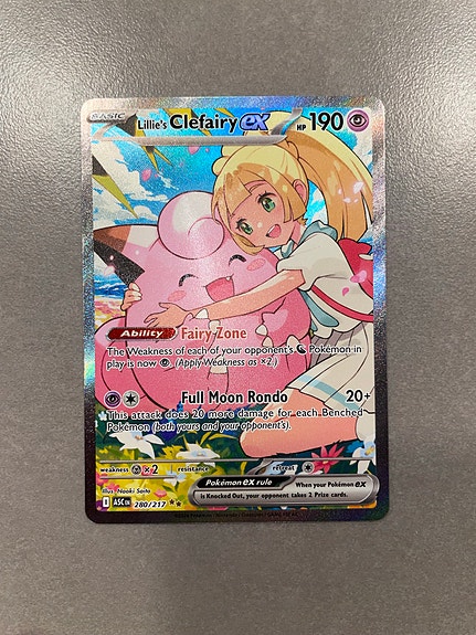 Lillie's Clefairy ex 280/217 SIR - Ascended Heroes Pokemon kort