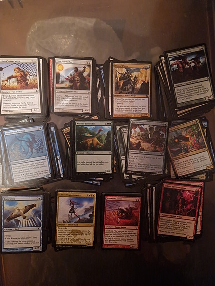 Magic the Gathering kort blandad samling
