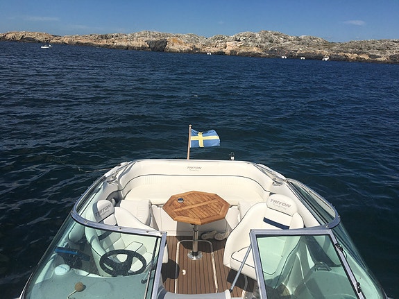 Höstfynd! Fin, rymlig daycruiser med stor badbrygga - Triton 225 DC –  Diesel 3 of 8