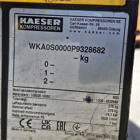 KAESER M20 - 2,0 m³/min – 7 bar 14 of 14