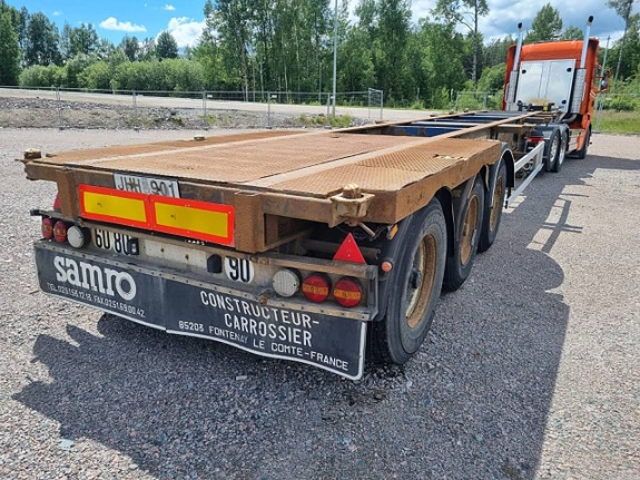 Containertrailer 3-axlad