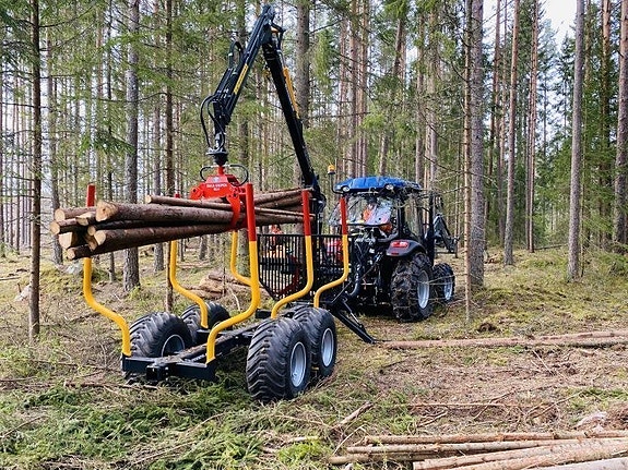 Country 3 5 7 9ton Timmervagnar för Traktorer 5 of 6