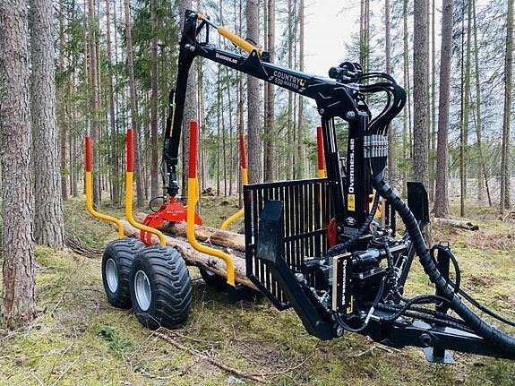 Country 3 5 7 9ton Timmervagnar för Traktorer 4 of 6
