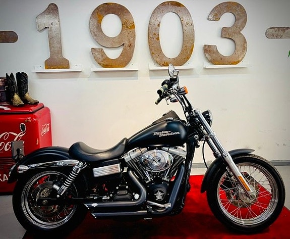 Harley-Davidson FXDB Street Bob Twin Cam 6-Xäxlad, LÅGA MIL!!!