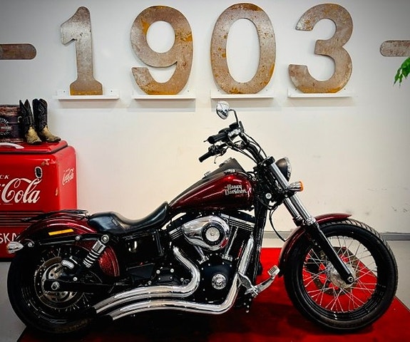 Harley-Davidson FXDB Street Bob med ABS, helt Unik Hoj!!!