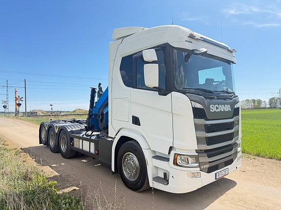 Scania R500 8x4 kranväxlare | Hiab 262-6 | Euro 6 8 of 12