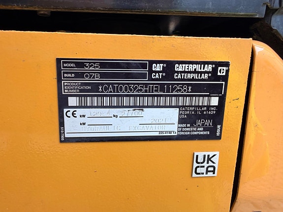 Caterpillar 325 07B Next Gen 5 of 30