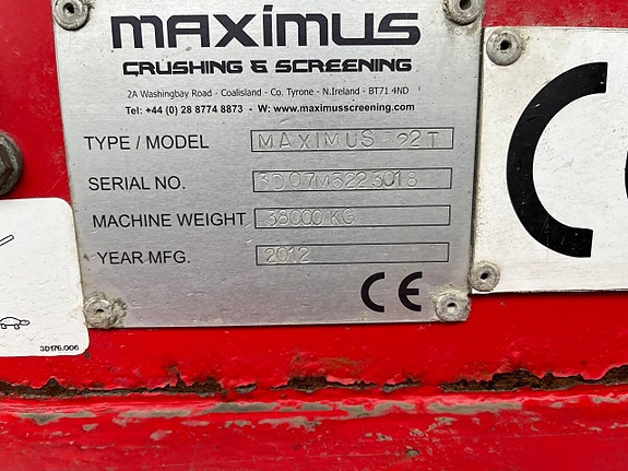 Mobilt sorteringsverk Maxiumus 522T 6 of 12