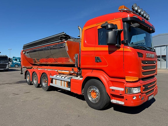 SPRIDERBIL SCANIA R490 TRIDEM KOMPLETT FLAK O SPRIDER 5 of 5