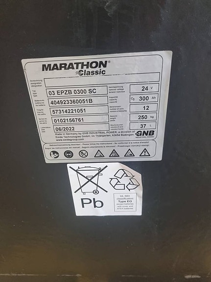 Begagnat truckbatteri 24V 300Ah 3 of 3
