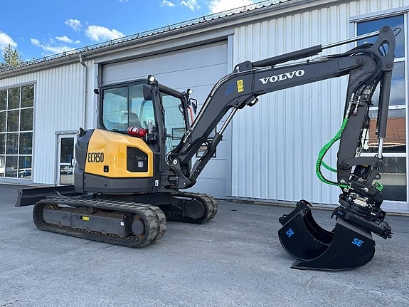 Volvo ECR50F ECR50 F grävmaskin rotortilt etc 725.000+m 9 of 22