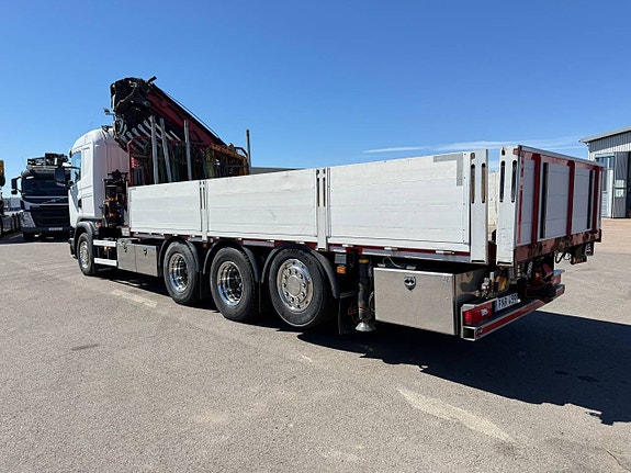 BODBIL SCANIA G450 TRIDEM STOR KRAN MED JIBB 4 of 5