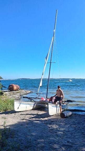 Hobiecat F18 med vingar 8 of 8