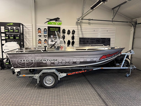 Båtpaket Kimple 460 M adventure med 30 hk Tohatsu + vagn