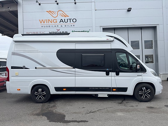Globe-Traveller Pathfinder Z 150HK Automat! Långbäddar & utfällbar dubbelbädd! 4 sängplatser! AC-bodel! Dragkrok - 3000k