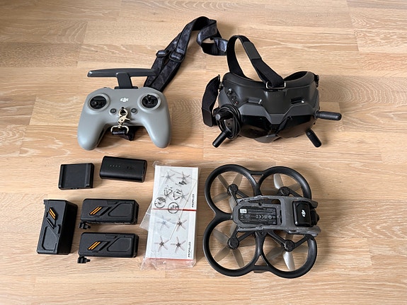 DJI DJI Avata FPV drönare med kontroll och FPV-glasögon