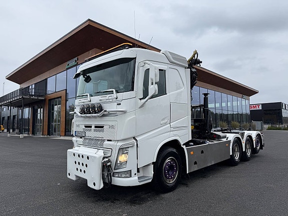 Volvo FH500 Tridem kranväxlare PK26 fullt plogutrustad