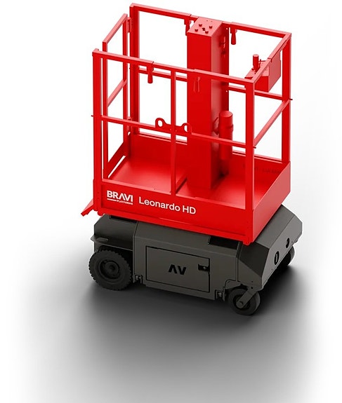 Pelarlift 3,7–6,6 m – Kompakta liftar för lager & service mm