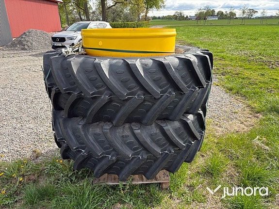 Dubbelmontage - BKT Agri Max RT, 520/70 R39, Till John Deere 2 of 15