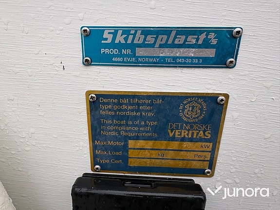 Motorbåt - Skibsplast, 600 HT, Med trailer 30 of 30