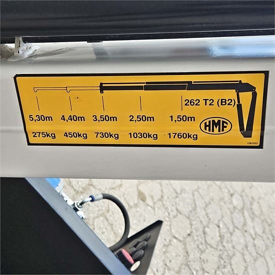 HMF Handy 262 - 12M - Lifting capacity 275 kg at 5,3 m - rad 3 of 5