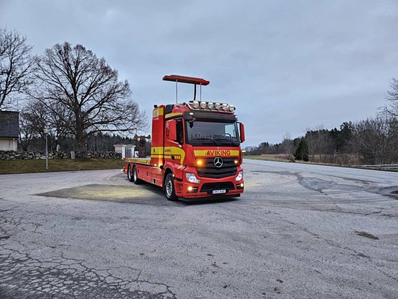 Tungbärgare Mercedes Actros