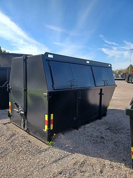 Täckt liftdumper 10 m3