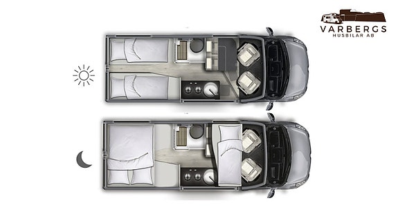 Ahorn VAN 620 *Långbädd *Dieselvärmare *Kamkedja *Fr. 3,70% *3826kr/mån 180 mån *3 sovplatser