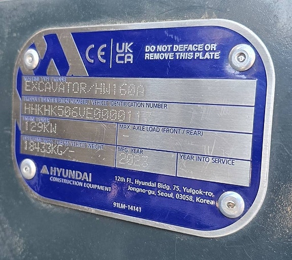 Hyundai HW 160 A 15 of 15
