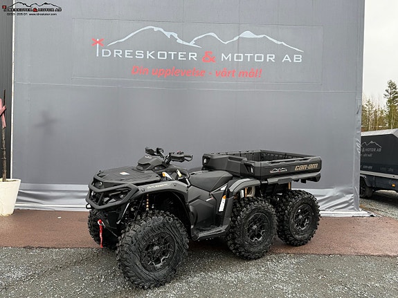 Can-Am Outlander 6x6 BACKCOUNTRY 1000R Black TB *Omg lev*