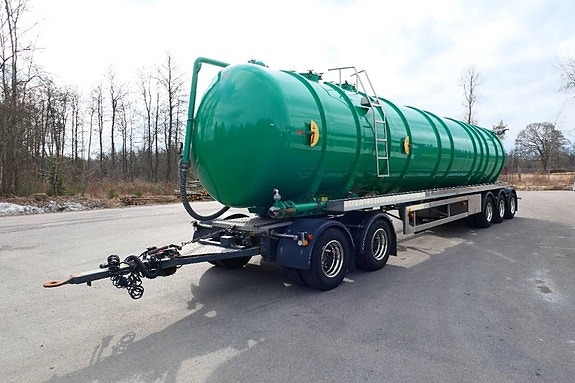 Tank Mobil Slamsugaresläp T5 LR 238 Rostfri tank