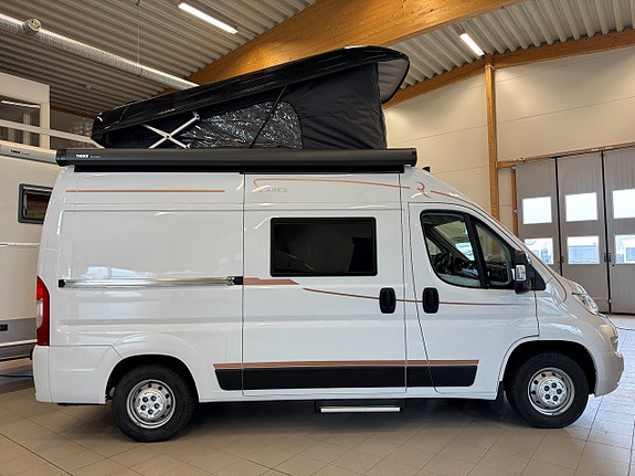 Robeta Ares Family Edition (165HK) 5 bältade platser & 6 sovplatser! Dubbelbäddar & Popup-tak! Litium, solcell & inverte
