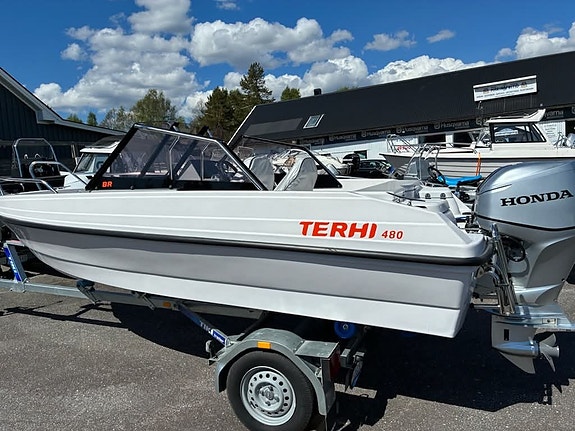 Terhi 480 BR & Honda 60 hk 4-takt  nyskick  bud få tim 2 of 3