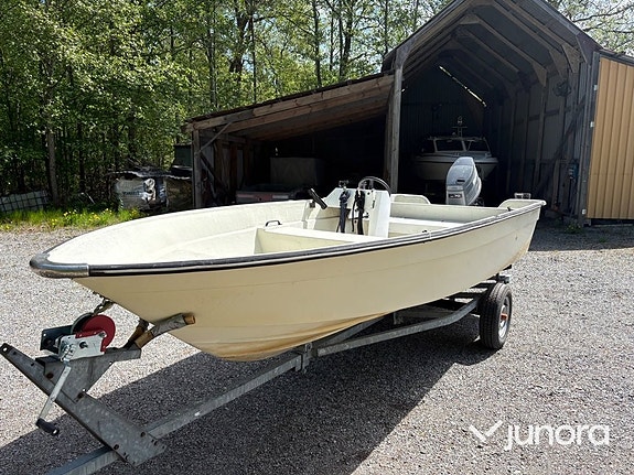Styrpulpetbåt, Trailer - Med Yamaha, 70hk