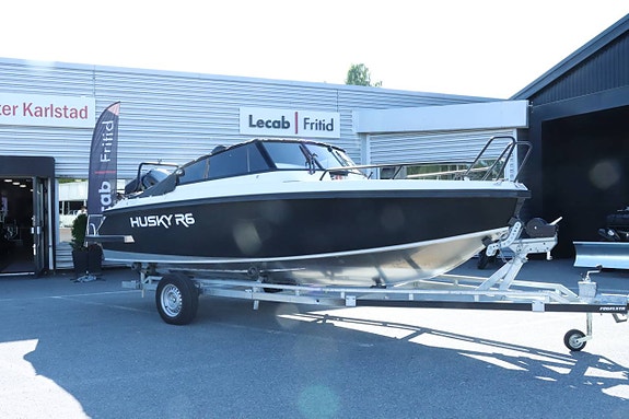 Husky R6 + Yamaha F150 Vmax inkl. Trailer