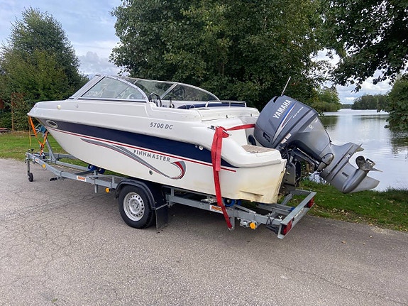 Finnmaster 5700DC, Yamaha 115hk samt 80 EU trailer nyservat 4 of 8
