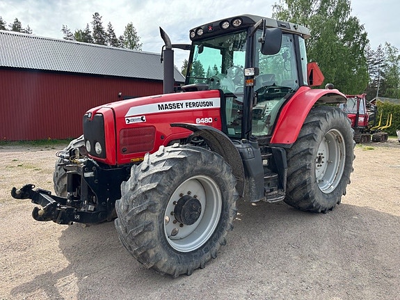Traktor Massey Ferguson 6480-4 Dynashift Frontlyft