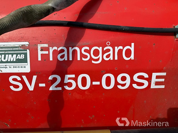 Strängluftare med matta Fransgård SV-250-09 SE 20 of 27