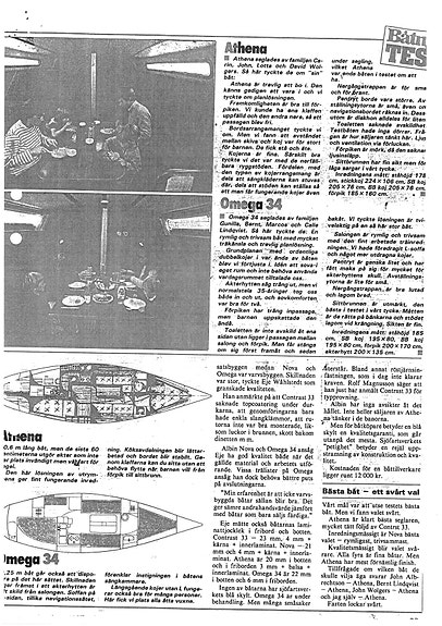 Athena 34, nr 38 1983, ny motor 2004, HÖSTPRIS 28 of 30