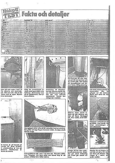 Athena 34, nr 38 1983, ny motor 2004, HÖSTPRIS 30 of 30