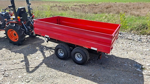 Tippkärra kompakttraktor minitraktor gårdstraktor 2 of 6