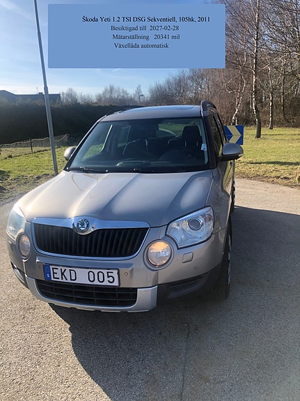 Brugt Škoda Yeti 1.2 TSI