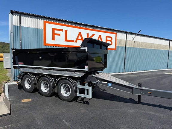 FLAKAB - Dumperkärra 24T - Fast dragstång OMG Leverans
