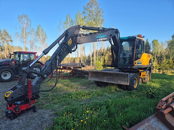 Volvo Ew 160D 2008 Rototilt Centralsmörjning Välvårdad Maski