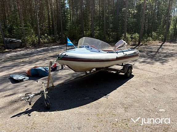 Ribbåt med trailer - Wiking, Libra, Johnson 15 hk