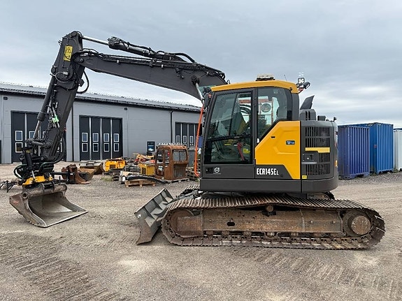 Volvo ECR 145 EL C-Smörj Värmare Rototilt