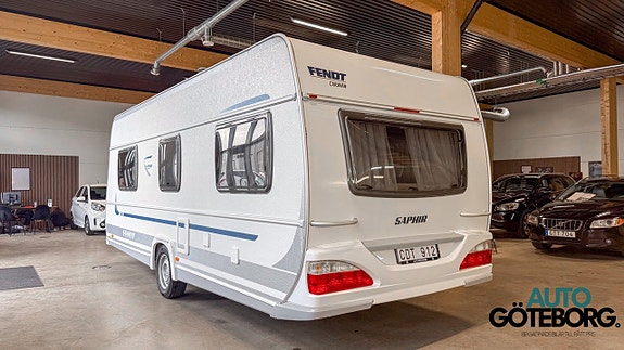 Fendt Saphir 540 TF Markis med väggar Besiktigad välvårdad Queenbed 4 of 21