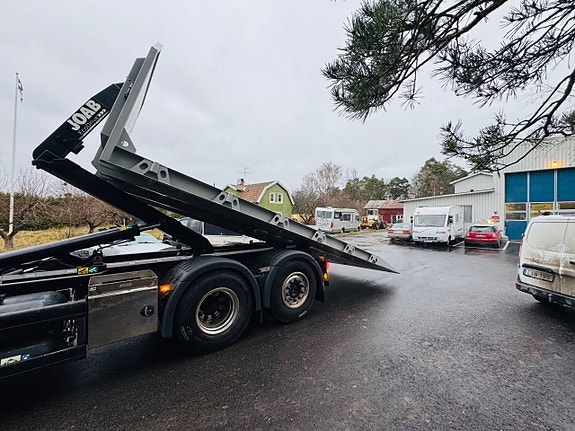 6.5m Maskinflak bk equipment (Nästan nytt) Fast ramp